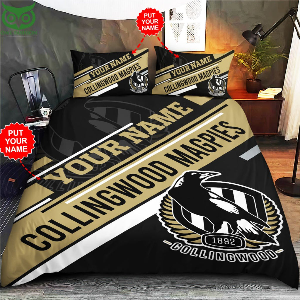 Personalized Collingwood FC Bedding set