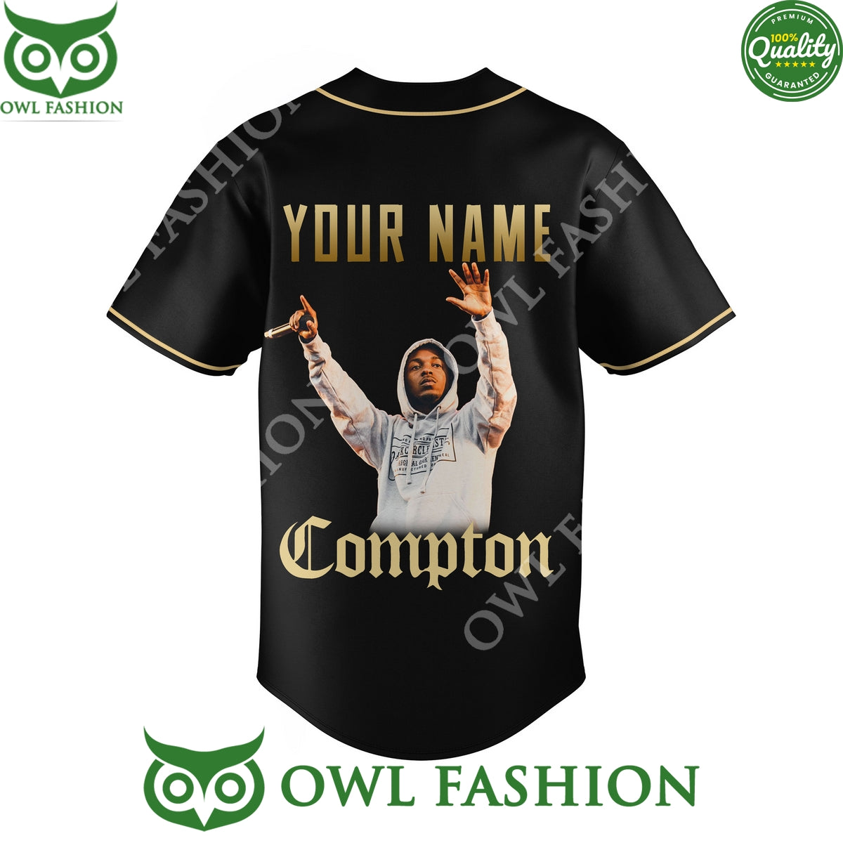 Personalized Compton Kendrick Lamar Mr Morale The Big Steppers Baseball Jersey Shirt