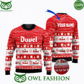 Personalized Duvel Beer Christmas Sweater Jumper