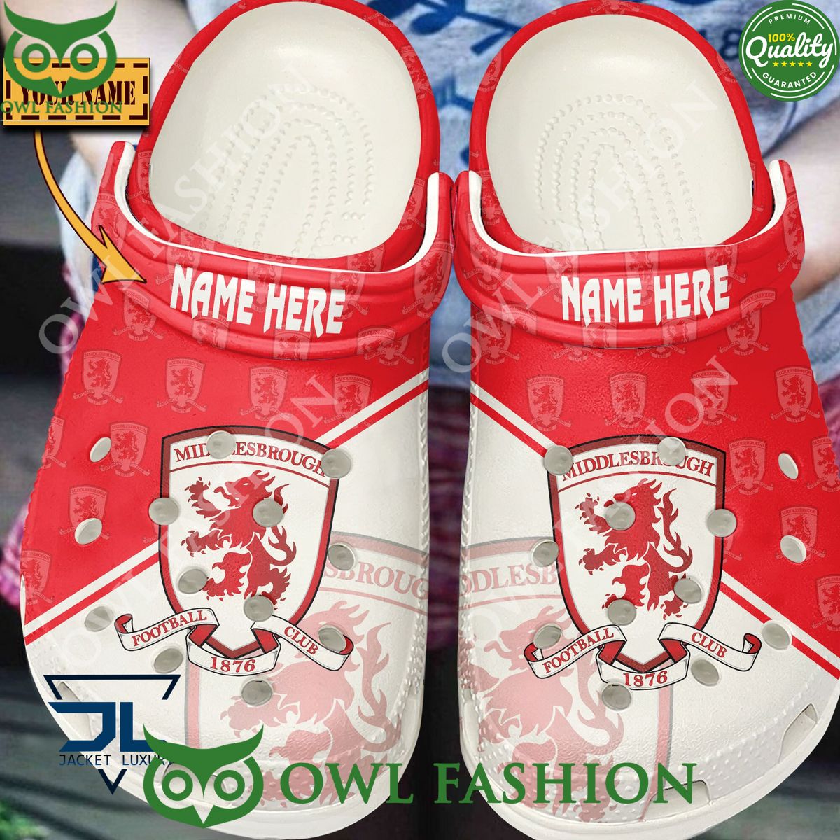 Personalized EFL Middlesbrough F.C Football Club Croc