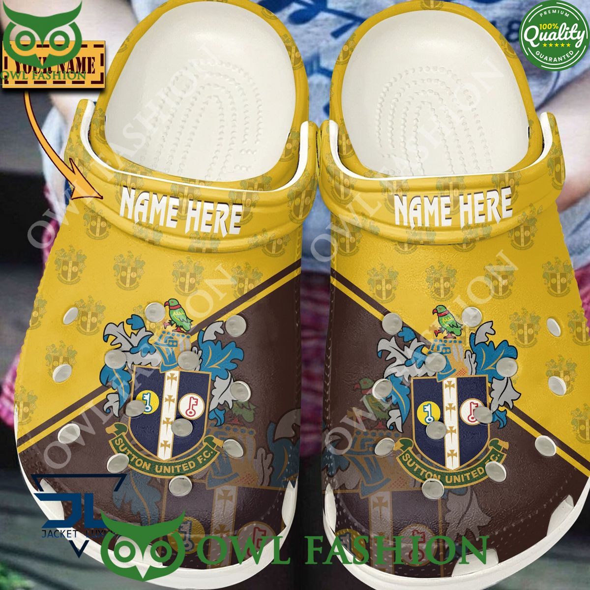 Personalized EFL Sutton United Football Club Croc