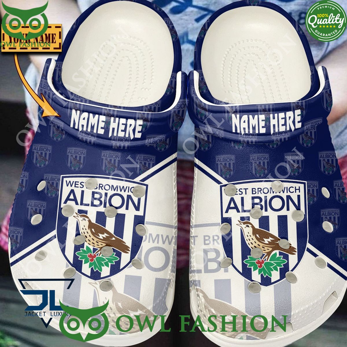 Personalized EFL West Bromwich Albion F.C Football Club Croc