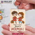 Personalized Gifts For Couple Acrylic Keychain, Hanging Ornament