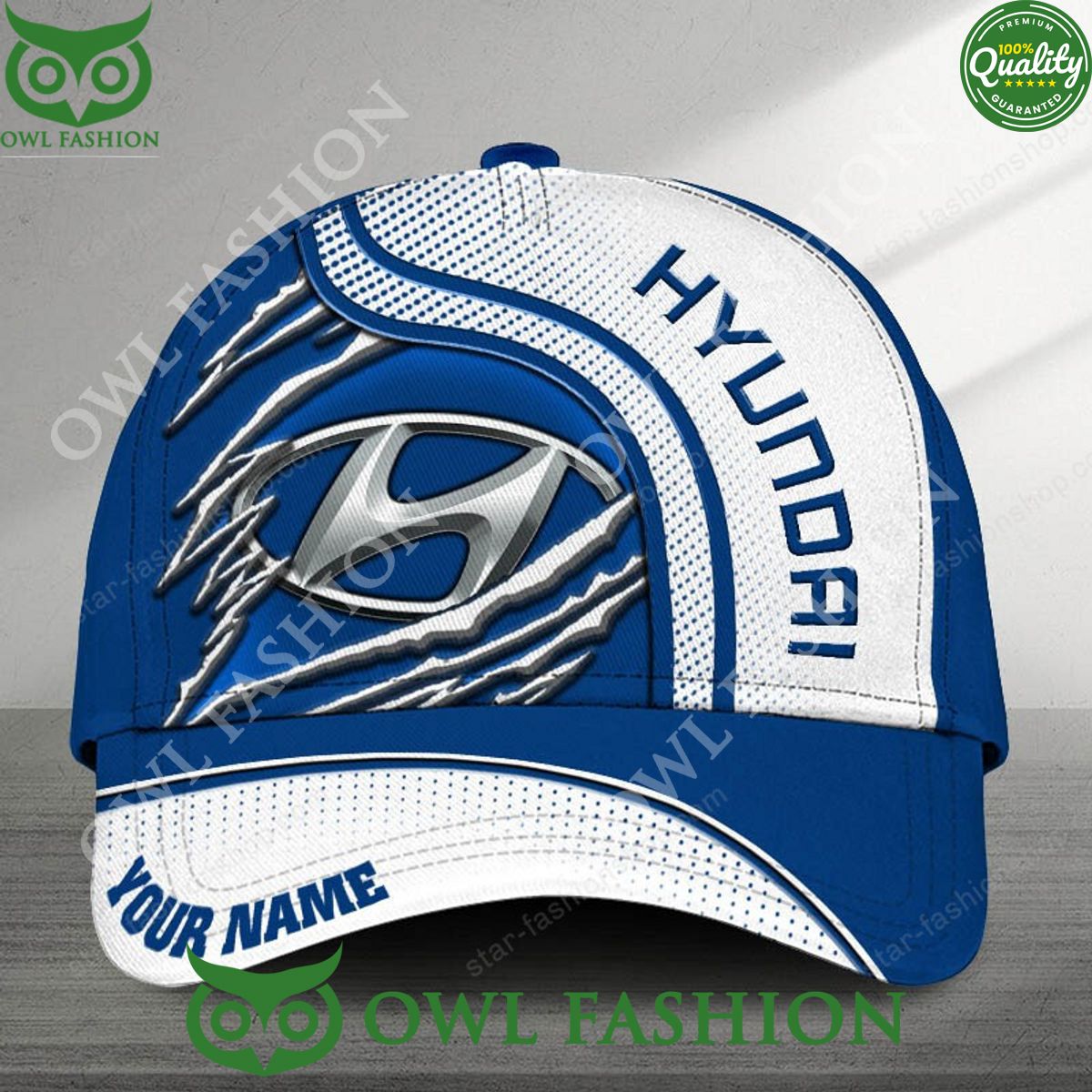 Personalized Hyundai Claw Scratches Classic Cap