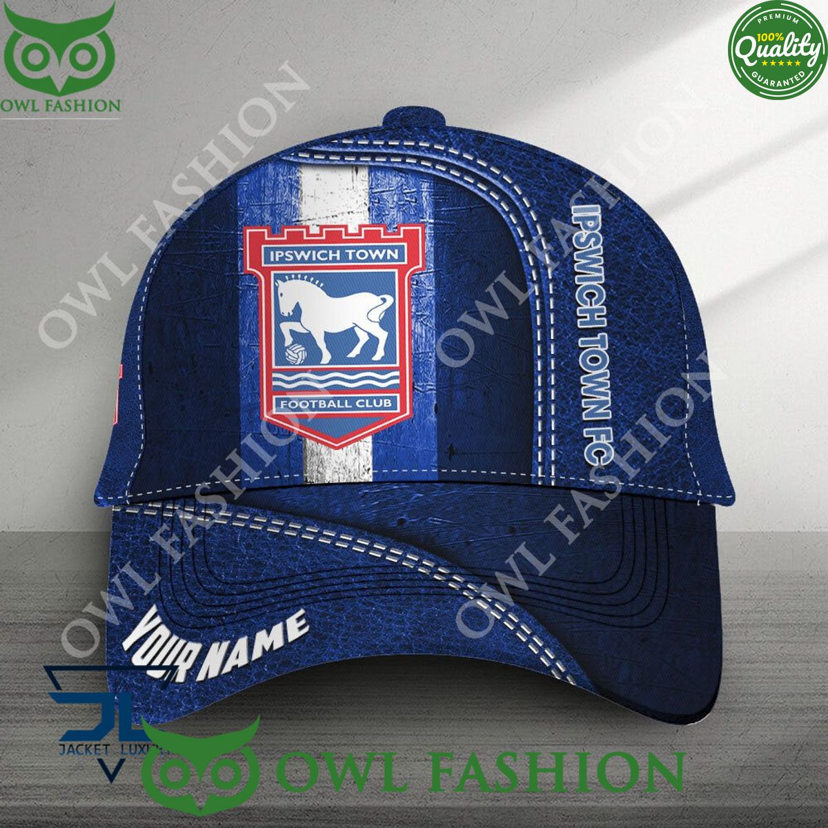 Personalized Ipswich Town F.C Blue Paint Color Classic Cap
