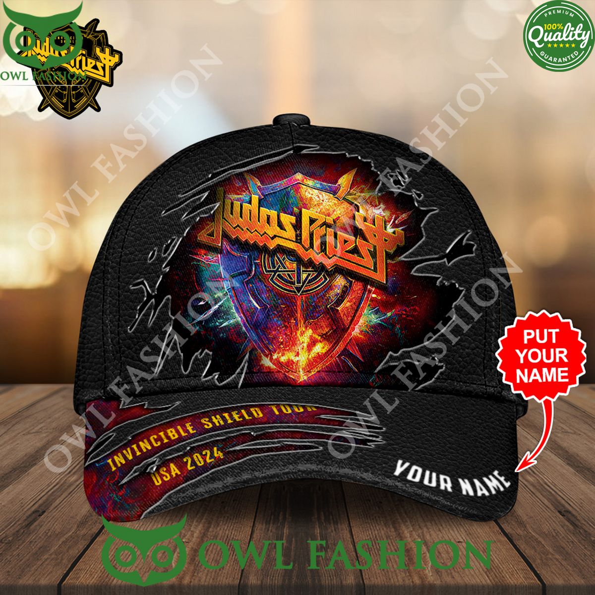 Personalized Judas Priest Invincible Shield Tour USA 2024 Classic Cap