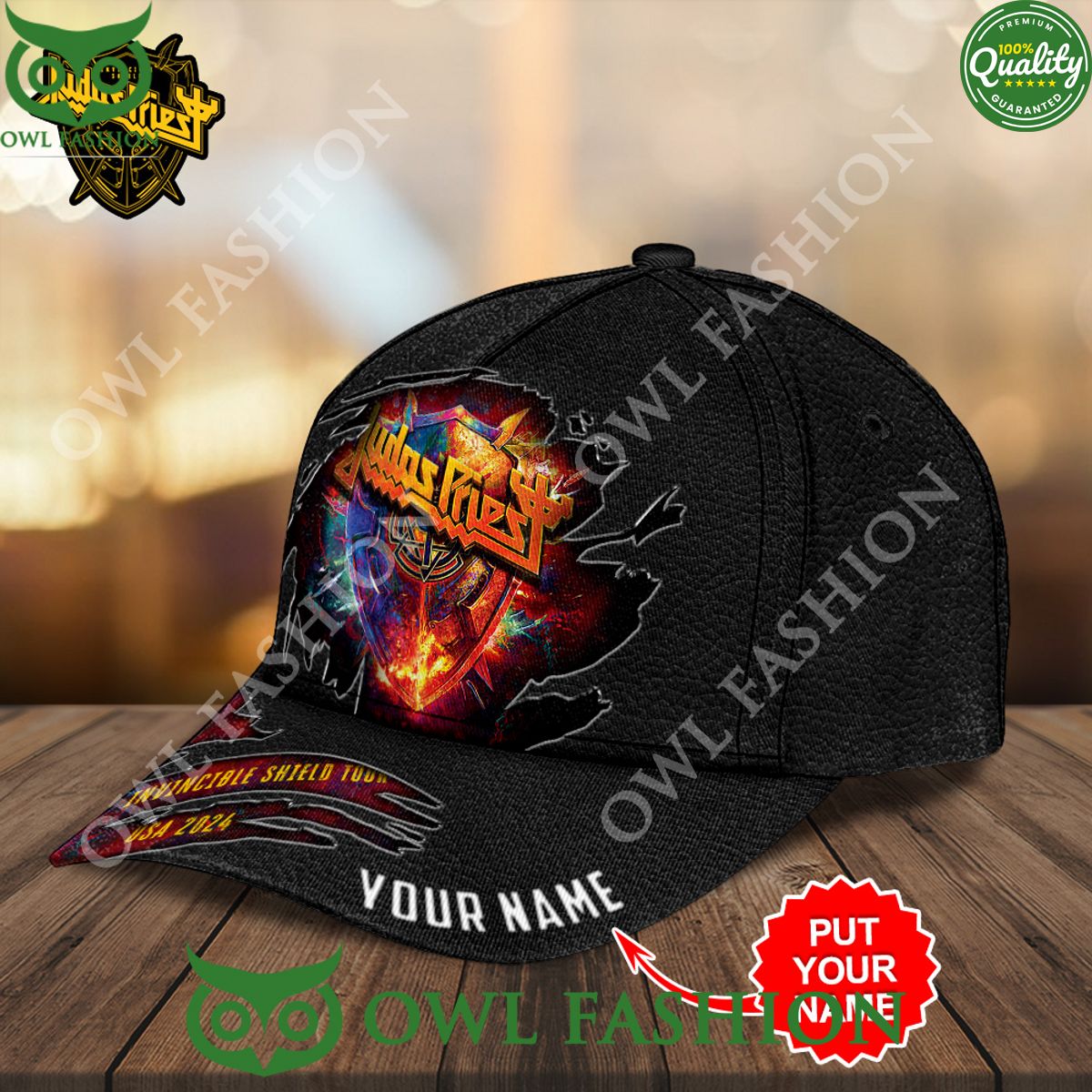 Personalized Judas Priest Invincible Shield Tour USA 2024 Classic Cap