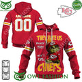 Personalized KC Chiefs Baby Grinch They hate us because they aint us printed hoodie shirt