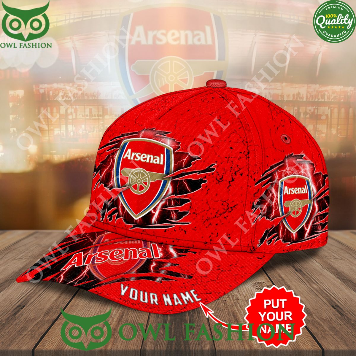 Personalized Liverpool EPL Name Logo Classic Cap