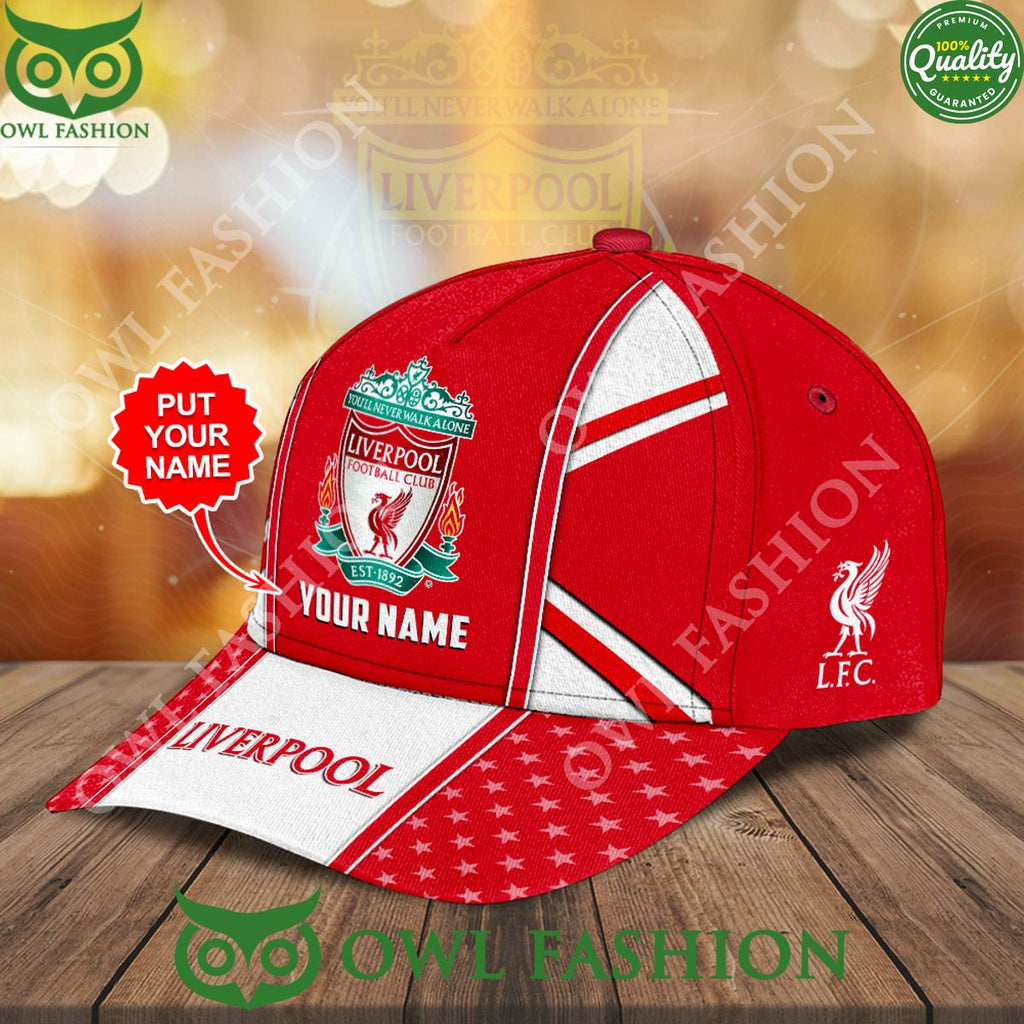 Personalized Liverpool EPL Red Pattern Classic Cap