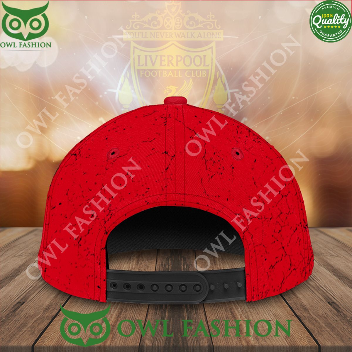 Personalized Liverpool EPL Scratches Classic Cap