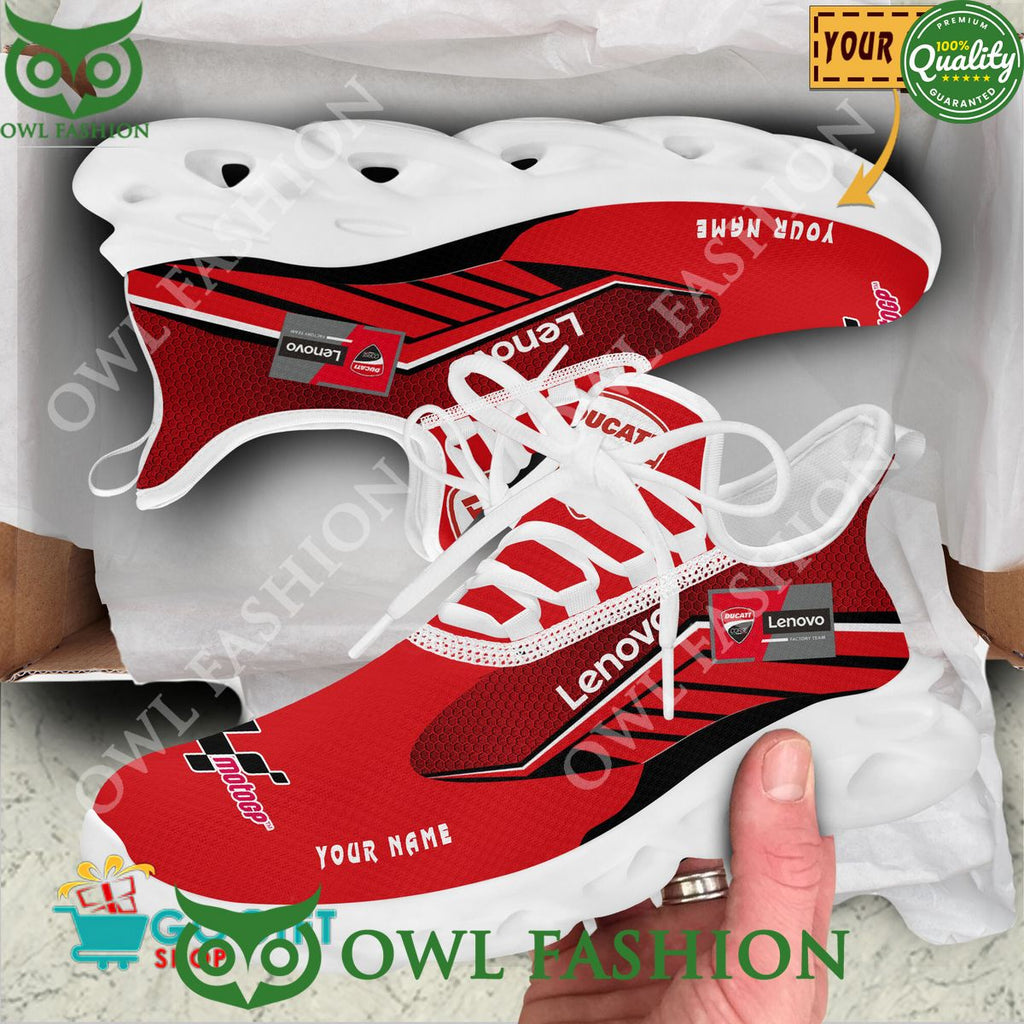 Personalized MotoGP Ducati Lenovo Team 2024 max soul shoes