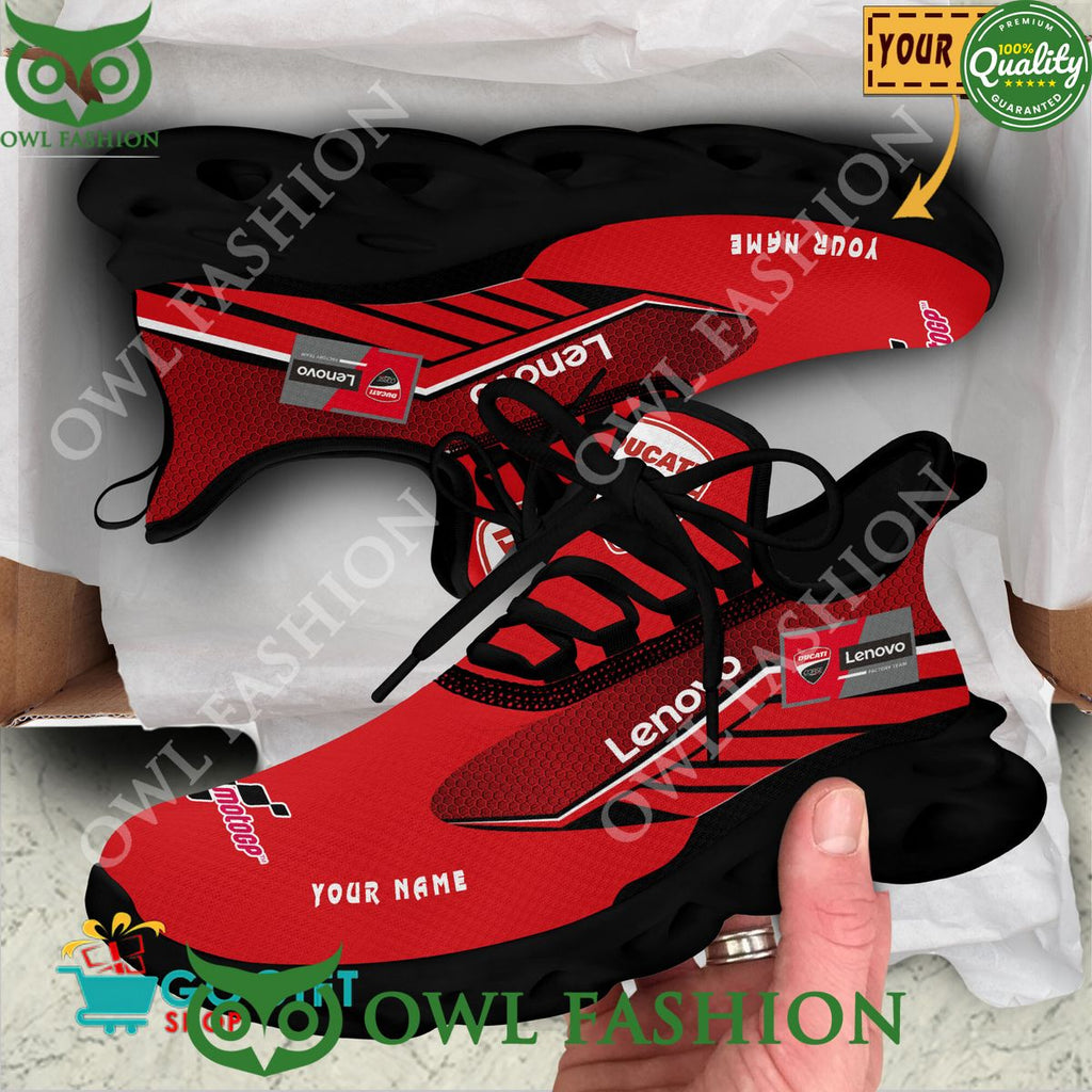 Personalized MotoGP Ducati Lenovo Team 2024 max soul shoes