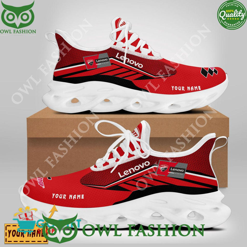 Personalized MotoGP Ducati Lenovo Team 2024 max soul shoes