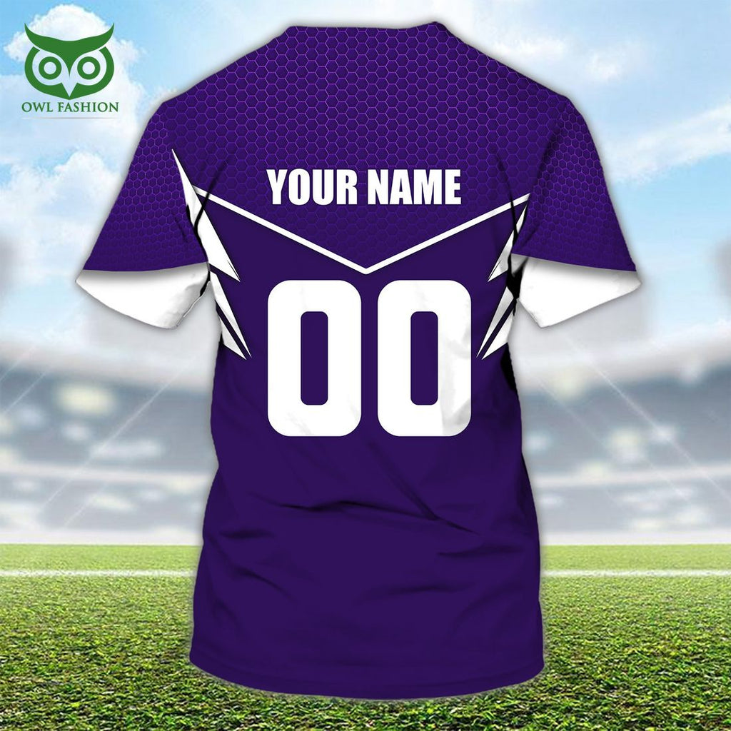 Personalized Name And Number Fremantle Dockers AFL 3D Tshirt