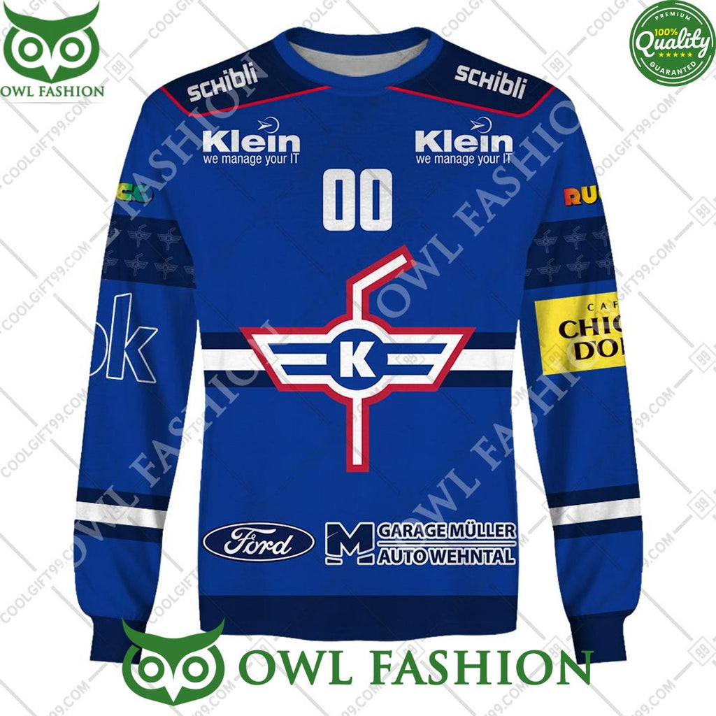 Personalized Name and Number NL Hockey EHC Kloten Home jersey Style printed Hoodie shirt