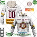 Personalized Name and Number NL Hockey Geneve Servette HC Away jersey Style printed Hoodie shirt