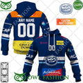 Personalized Name and Number NL Hockey HC Ambri Piotta Home jersey Style printed Hoodie shirt