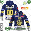 Personalized name and number NL Hockey HC Davos Home jersey Style printed Hoodie shirt