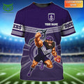 Personalized Name Fremantle Dockers AFL 3D Tshirt