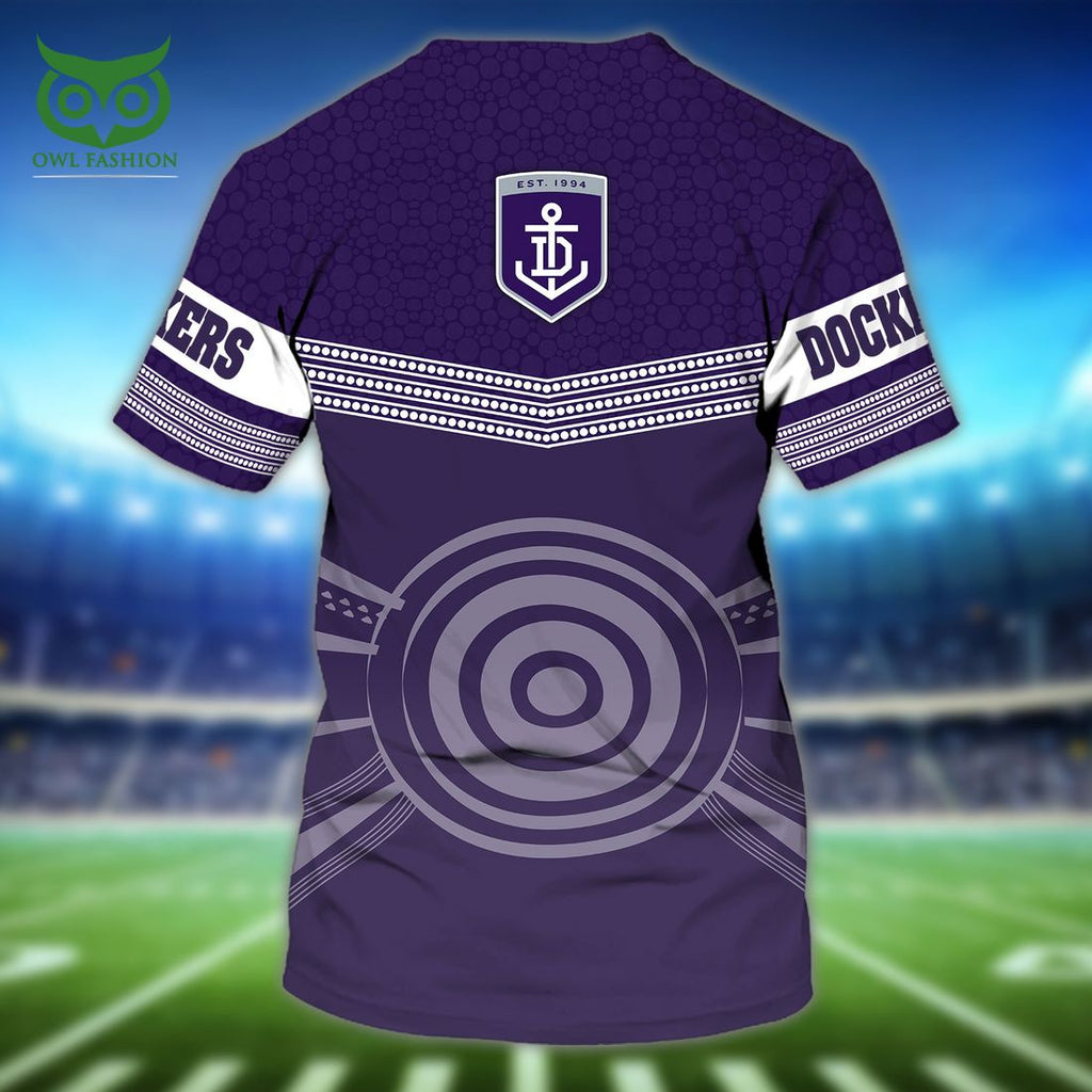 Personalized Name Fremantle Dockers AFL 3D Tshirt