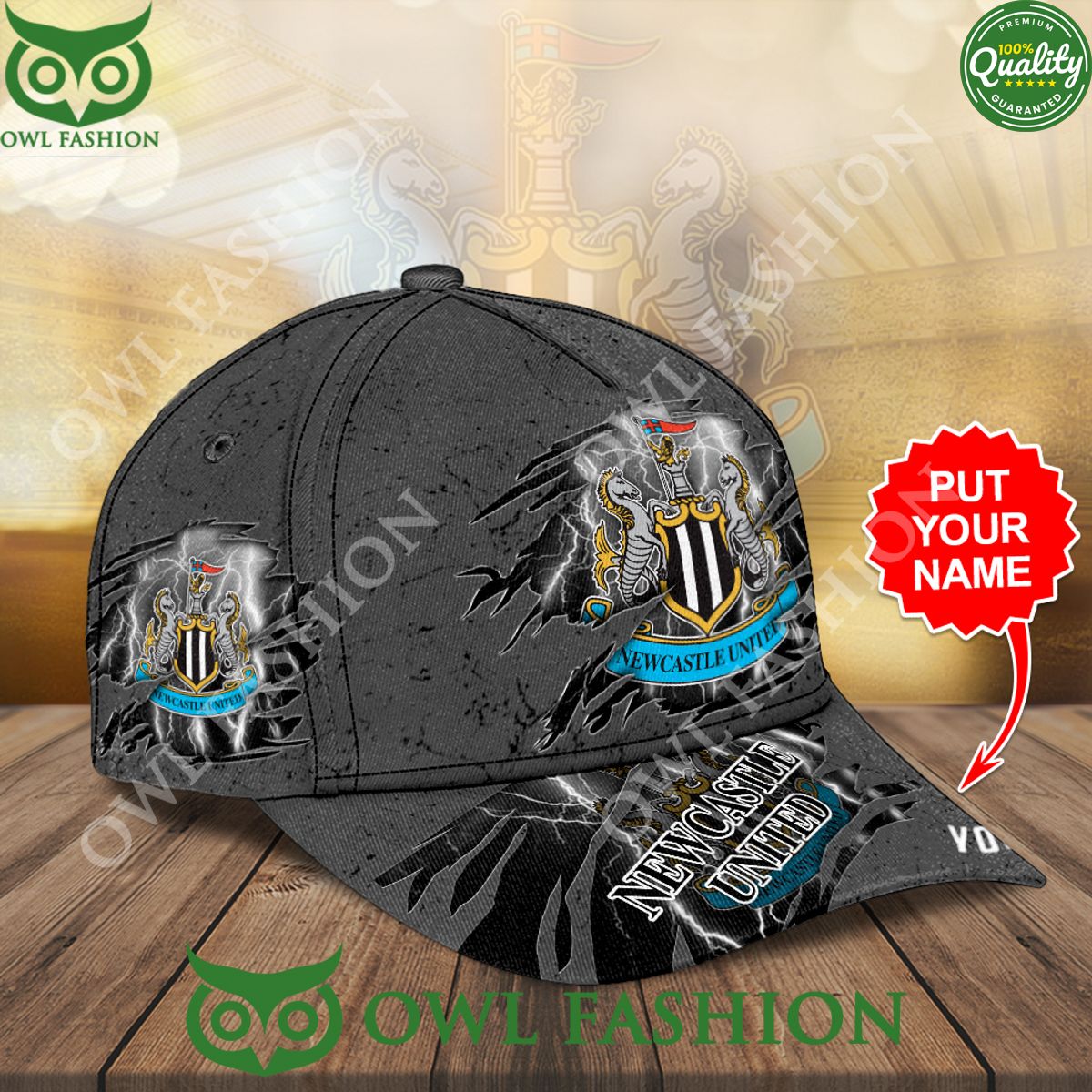Personalized Newcastle United EPL with Logo Classic Cap