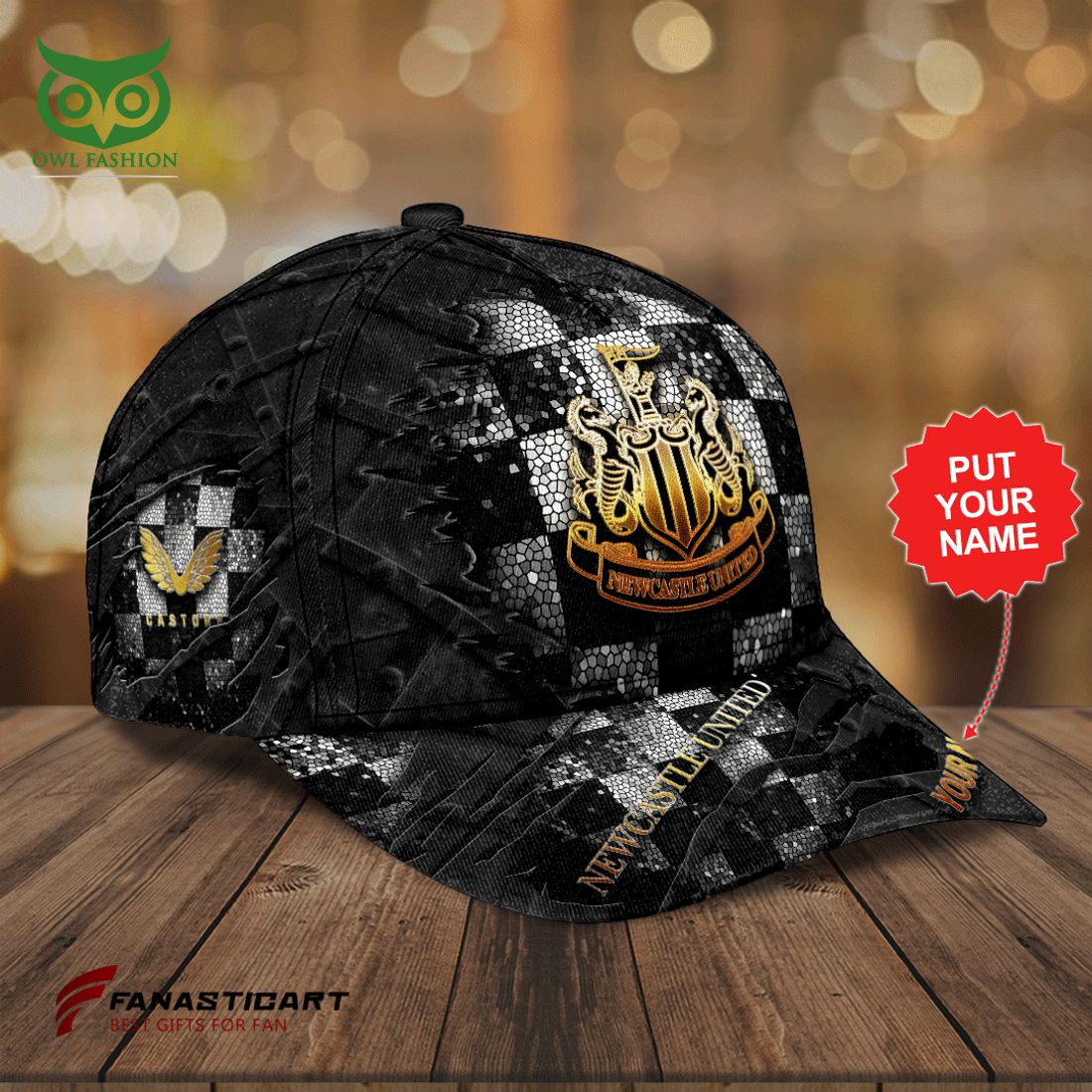 Personalized Newscastle United Blink Premier League Classic Cap
