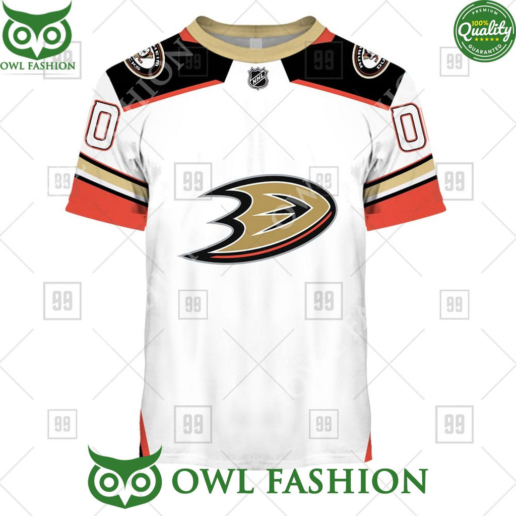 Personalized NHL Mighty Anaheim Ducks Away Jersey Hoodie shirt