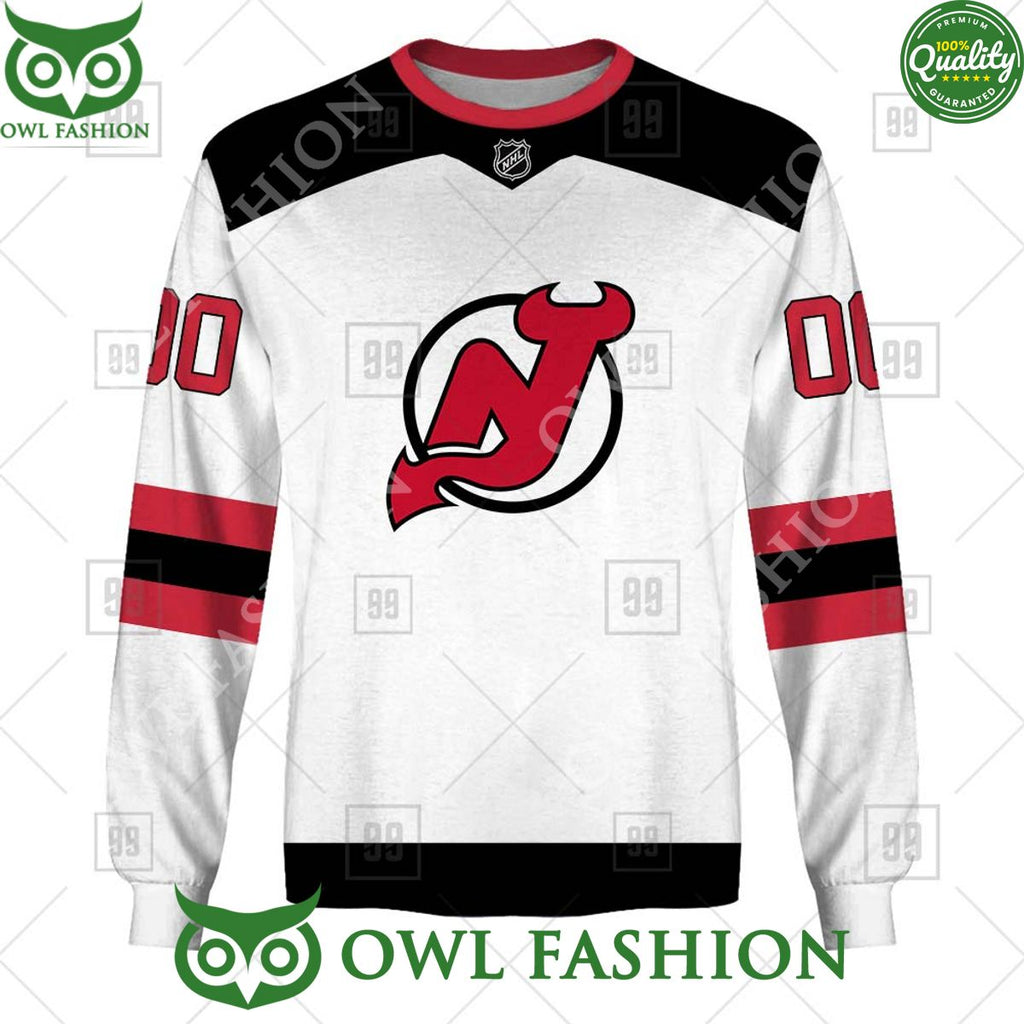 Personalized NHL New Jersey Devils Away Jersey Hoodie shirt