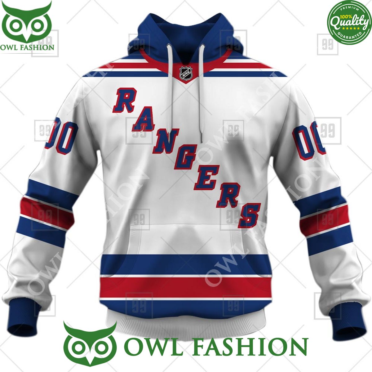 Personalized NHL New York Rangers Jersey Hoodie shirt