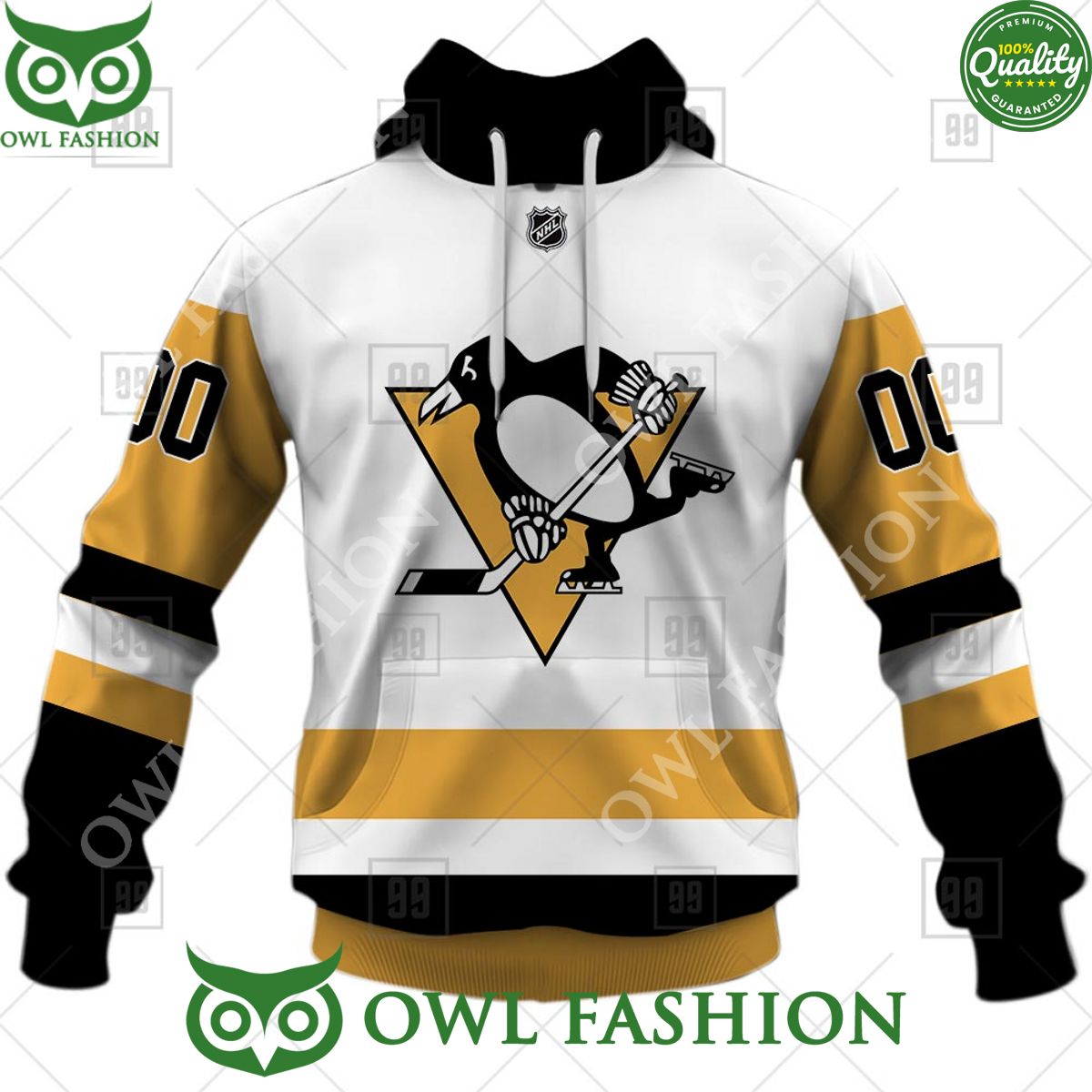 Personalized NHL Pittsburgh Penguins Jersey Hoodie shirt