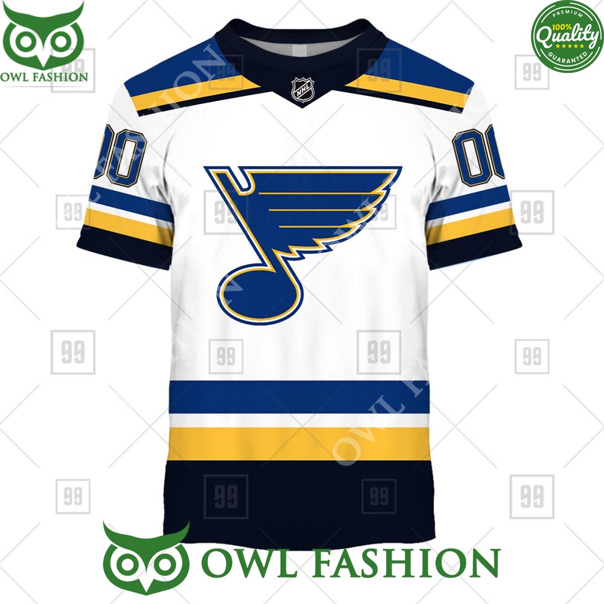 Personalized NHL St. Louis Blues Jersey Hoodie shirt