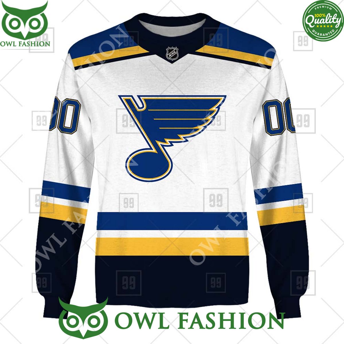 Personalized NHL St. Louis Blues Jersey Hoodie shirt