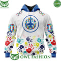 Personalized NHL Winnipeg Jets Special Autism Awareness 3D hoodie shirt