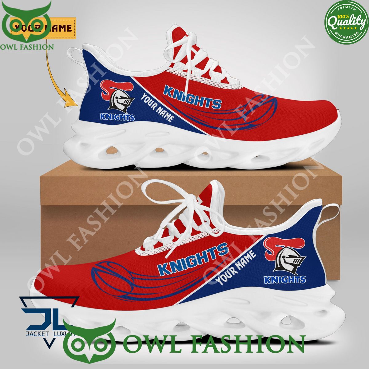 Personalized NRL Newcastle Knights Premium Ruby League Max Soul