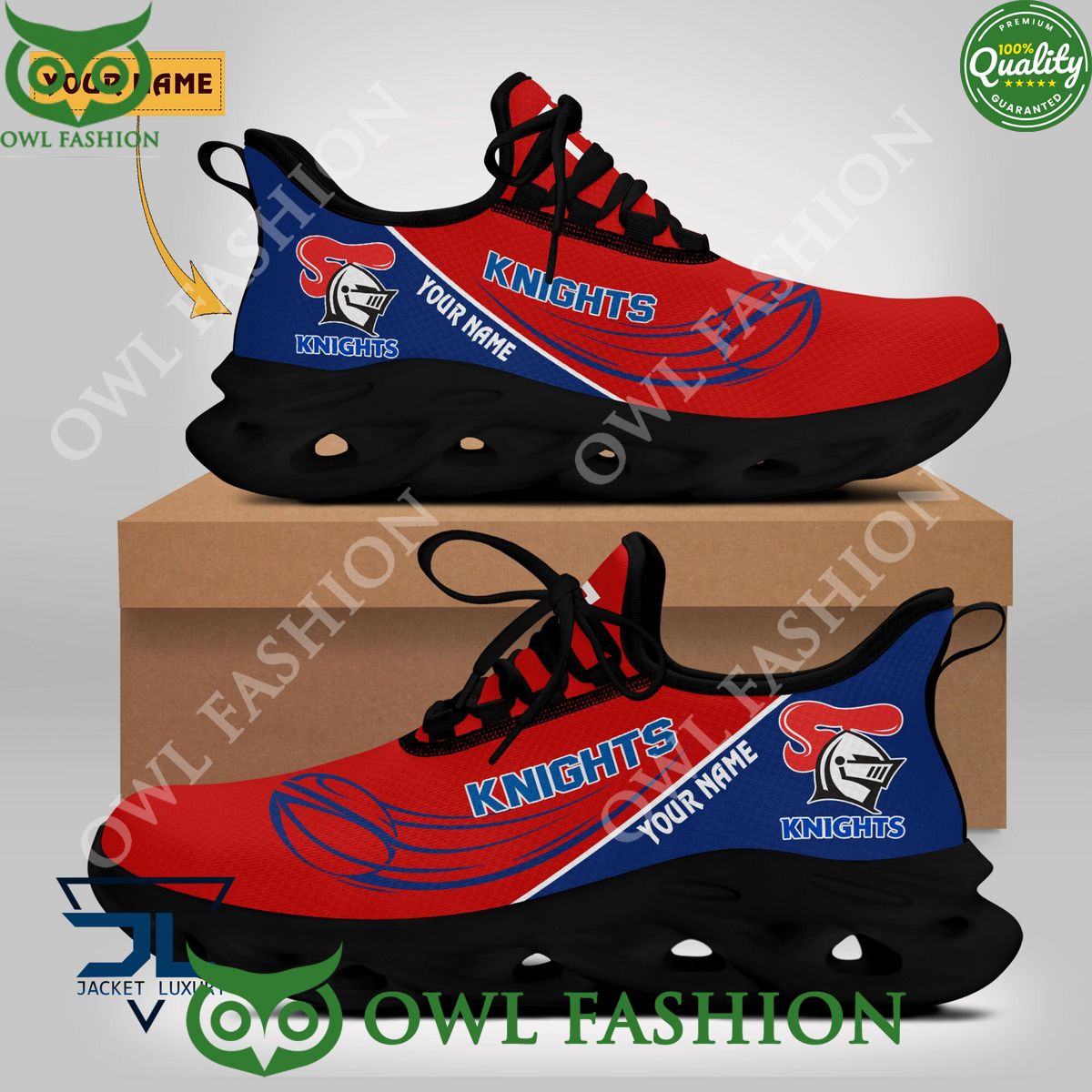Personalized NRL Newcastle Knights Premium Ruby League Max Soul