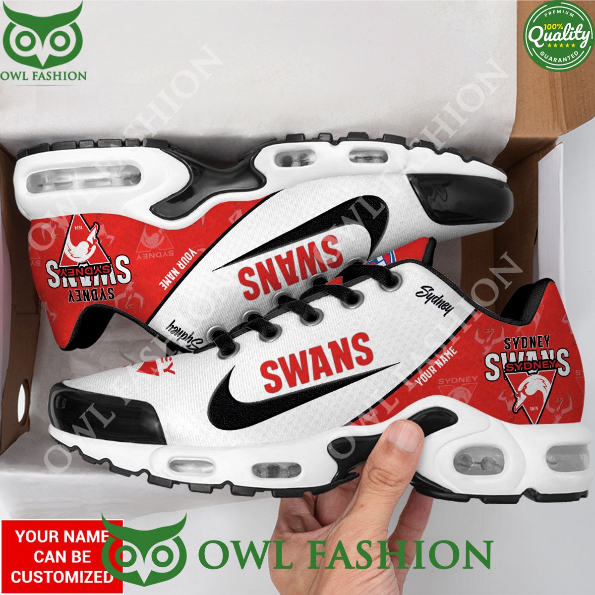 Personalized Sydney Swans Logo Air Max Shoes