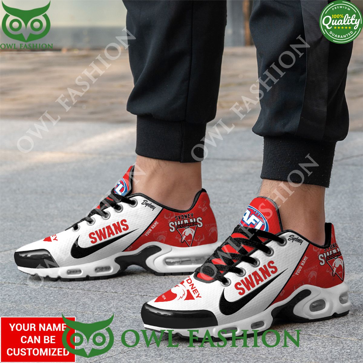 Personalized Sydney Swans Logo Air Max Shoes