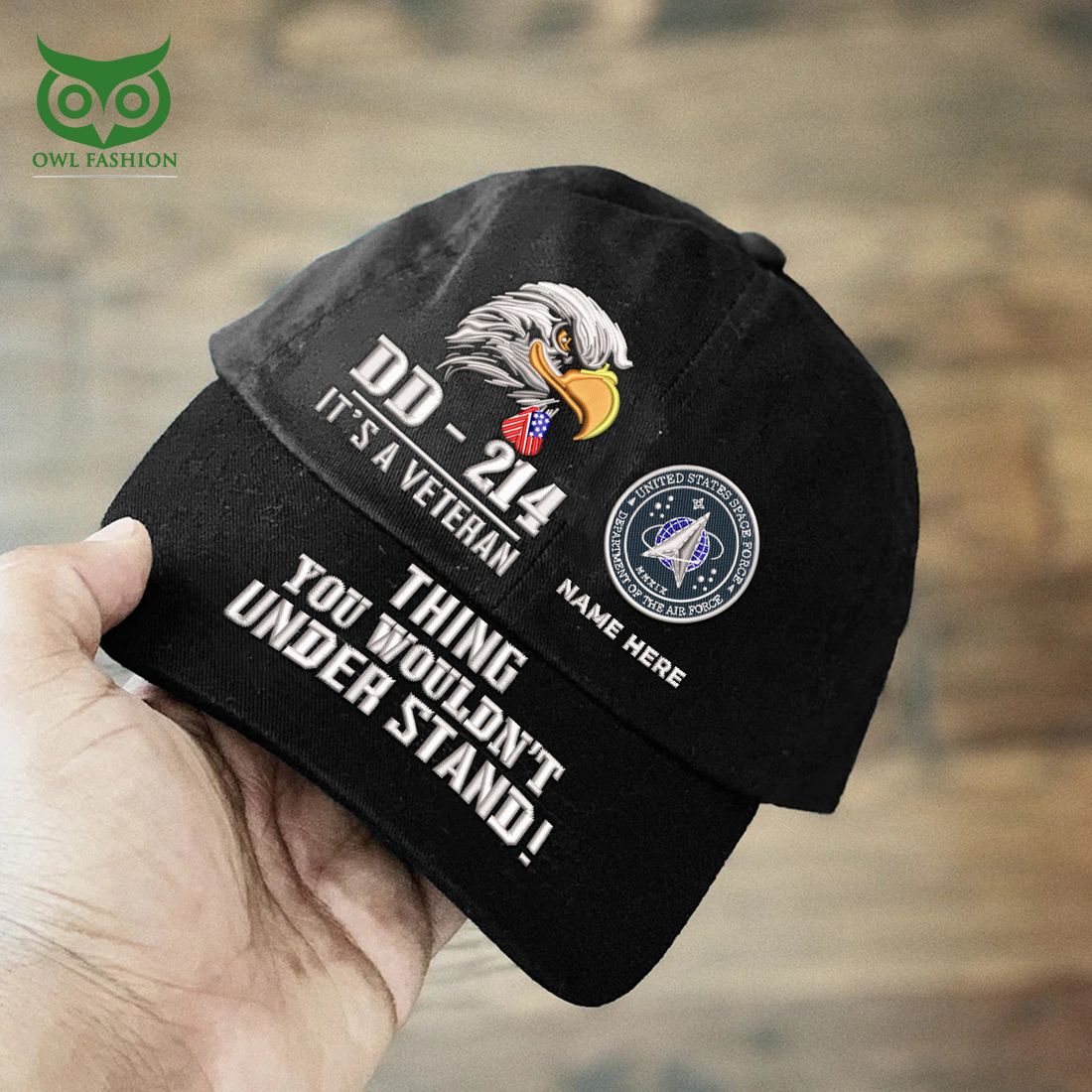Personalized United States Space Force U.S.S.F Classic Cap