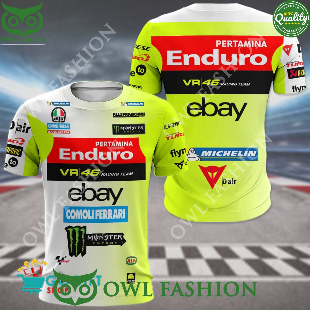 Pertamina Enduro VR46 Racing Team 2024 polo shirt collection