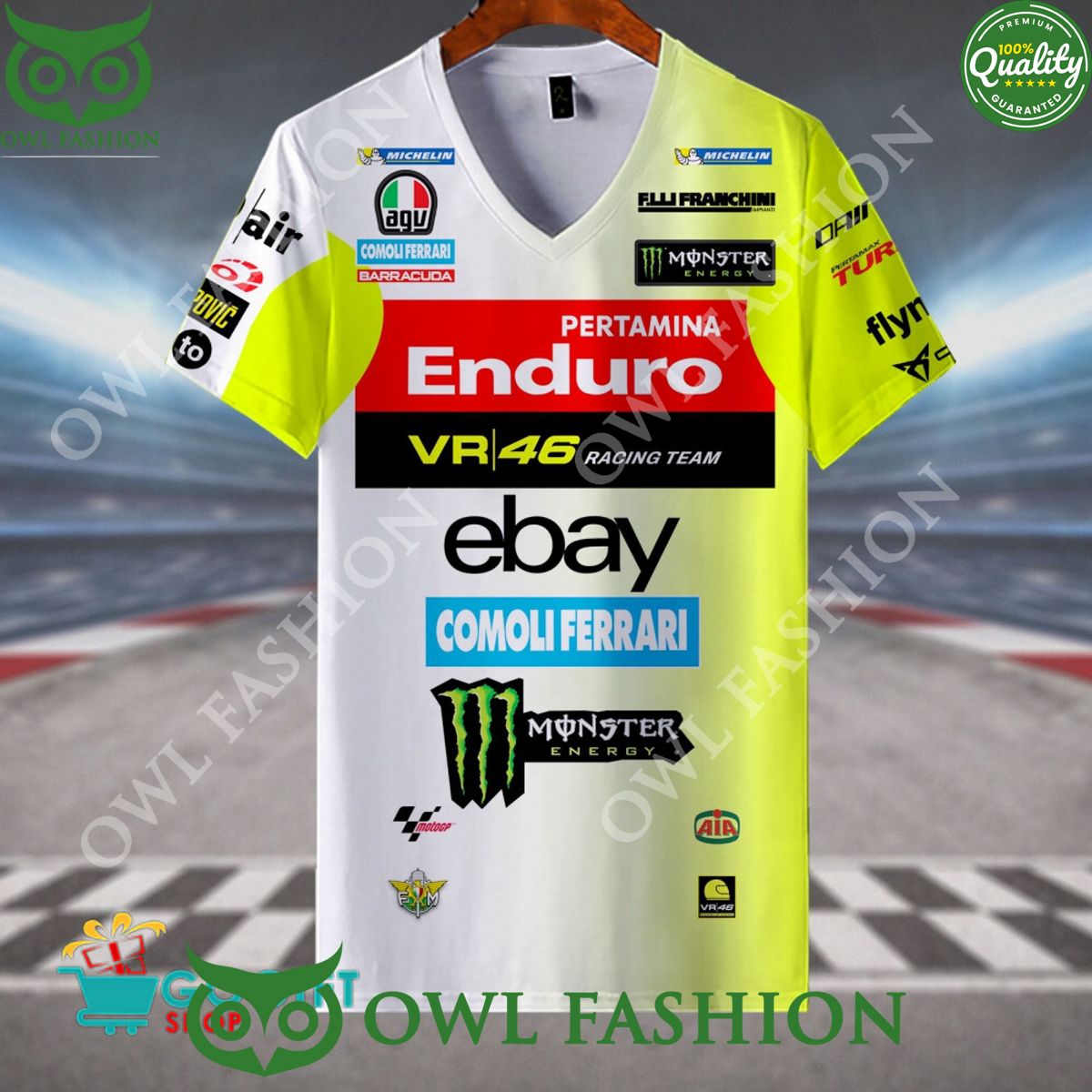 Pertamina Enduro VR46 Racing Team 2024 polo shirt collection