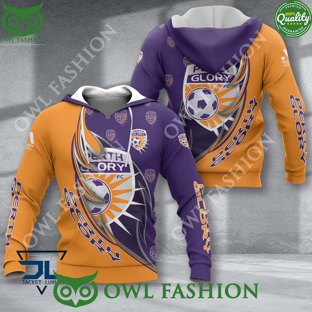 Perth Glory A League Football 3D shirt hoodie