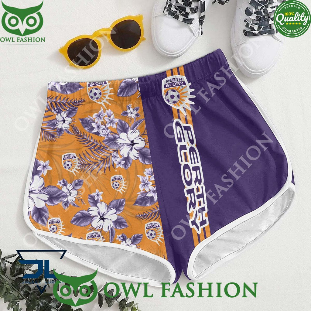 Perth Glory A League Football Hawaiian shirt and short