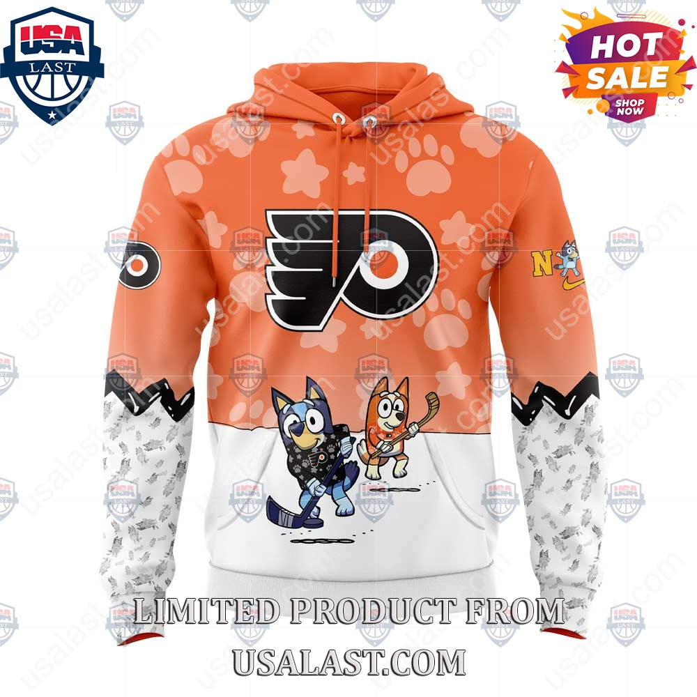 Philadelphia Flyers NHL Bluey and Bingo Hoodie