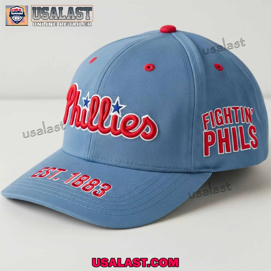 Philadelphia Phillies Est 1883 Blue Classic Cap