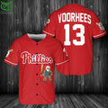 Philadelphia Phillies Jason Voorhees Halloween Baseball Jersey Shirt