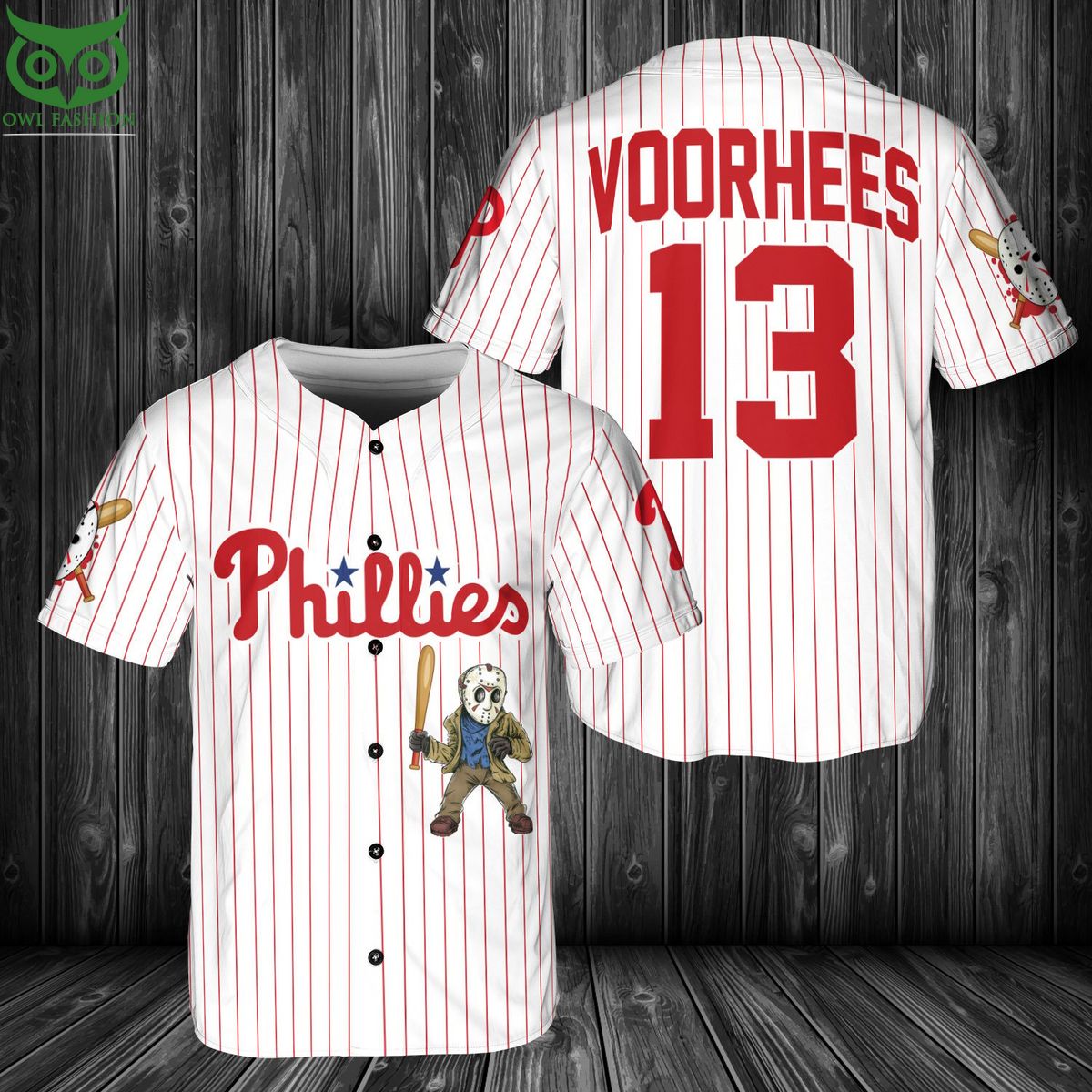 Philadelphia Phillies Jason Voorhees Limited Baseball Jersey Shirt