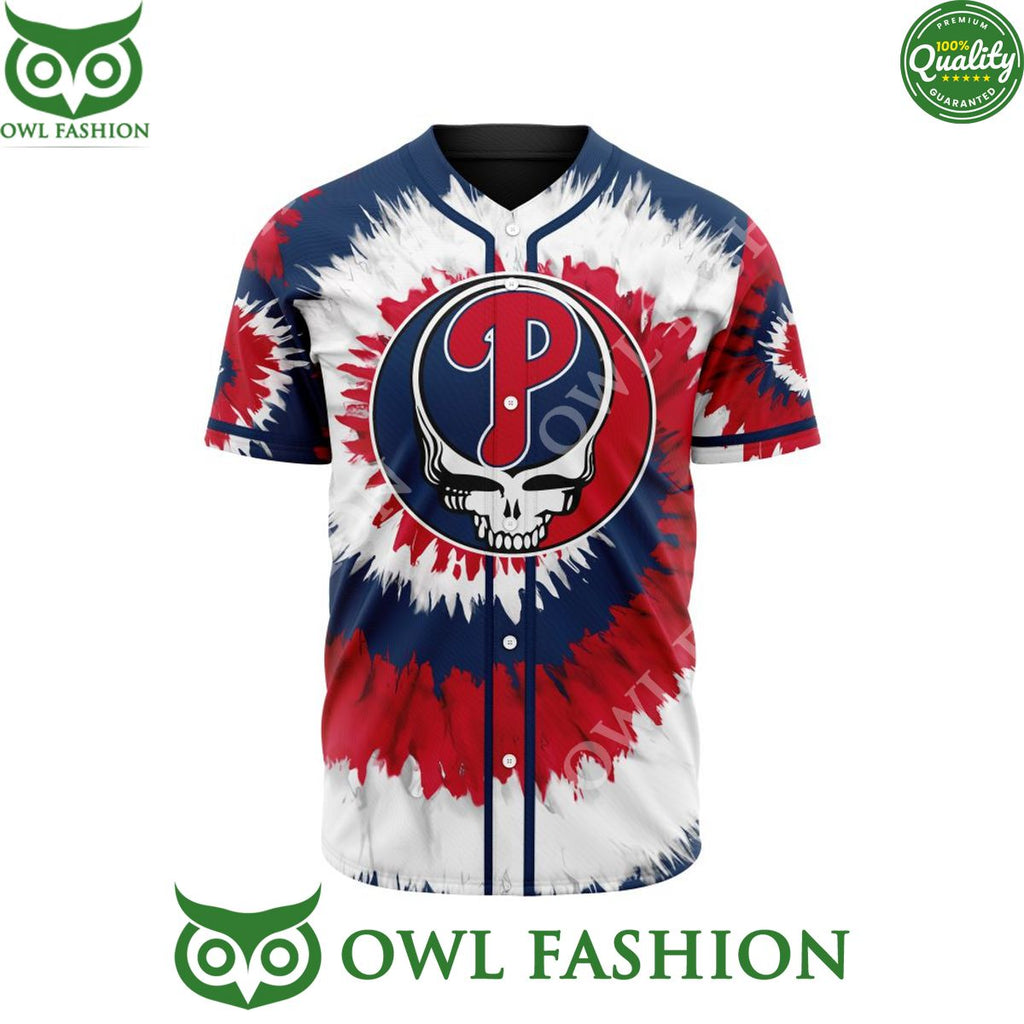 Philadelphia Phillies MLB Grateful Dead Limited Baseball Jersey shirt