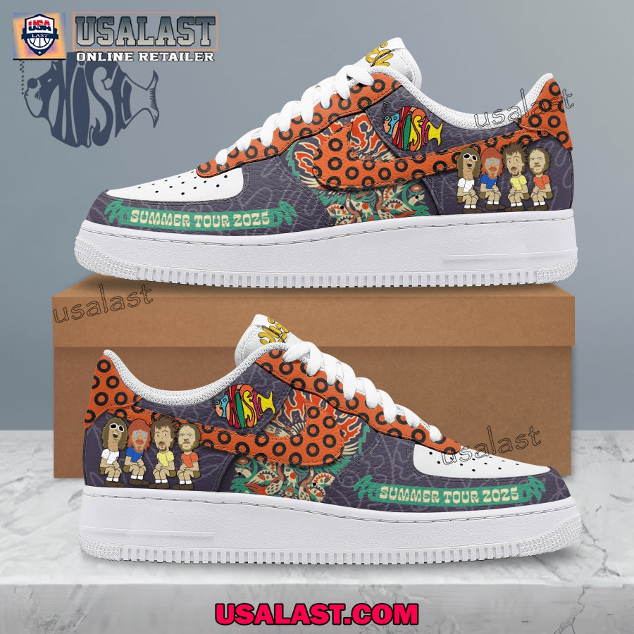 Phish Band Summer Tour 2025 Air Force Shoes