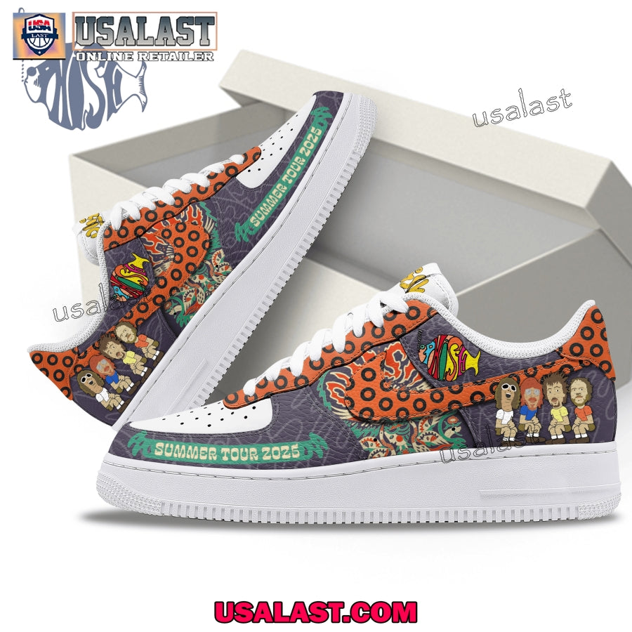 Phish Band Summer Tour 2025 Air Force Shoes